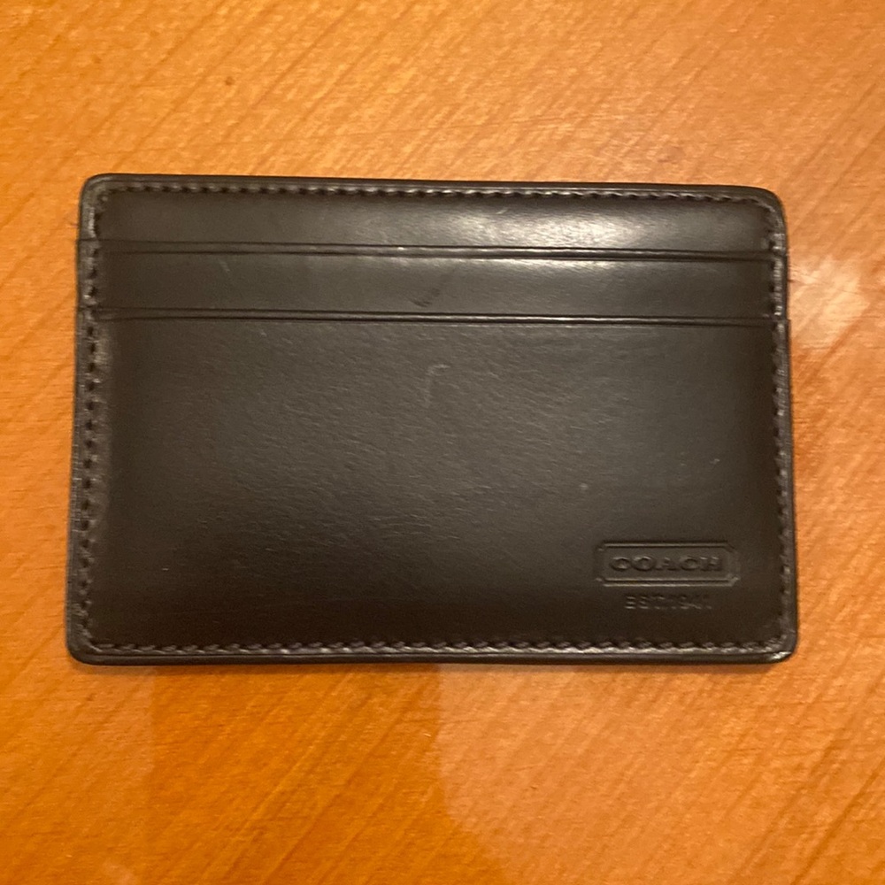Coach Vintage Leather Card Case
